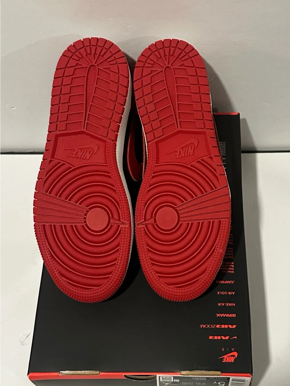 AJ1 Retro Low OG ‘Banned’ (GS) Sz 5 (IW6277-001)